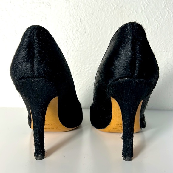 Isabel Marant Black Calf Hair Pump 37 - Picture 7 of 9